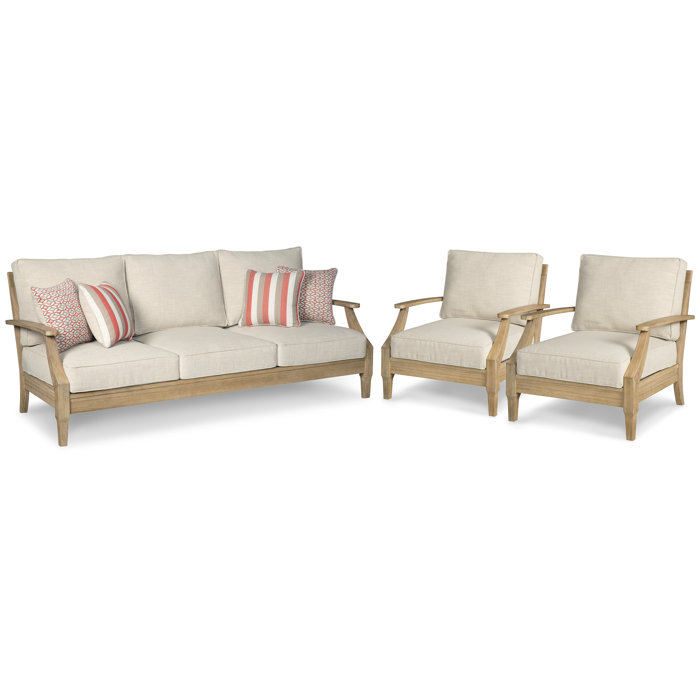 Signature Design by Ashley Clare View Eucalyptus Outdoor Patio Sofa